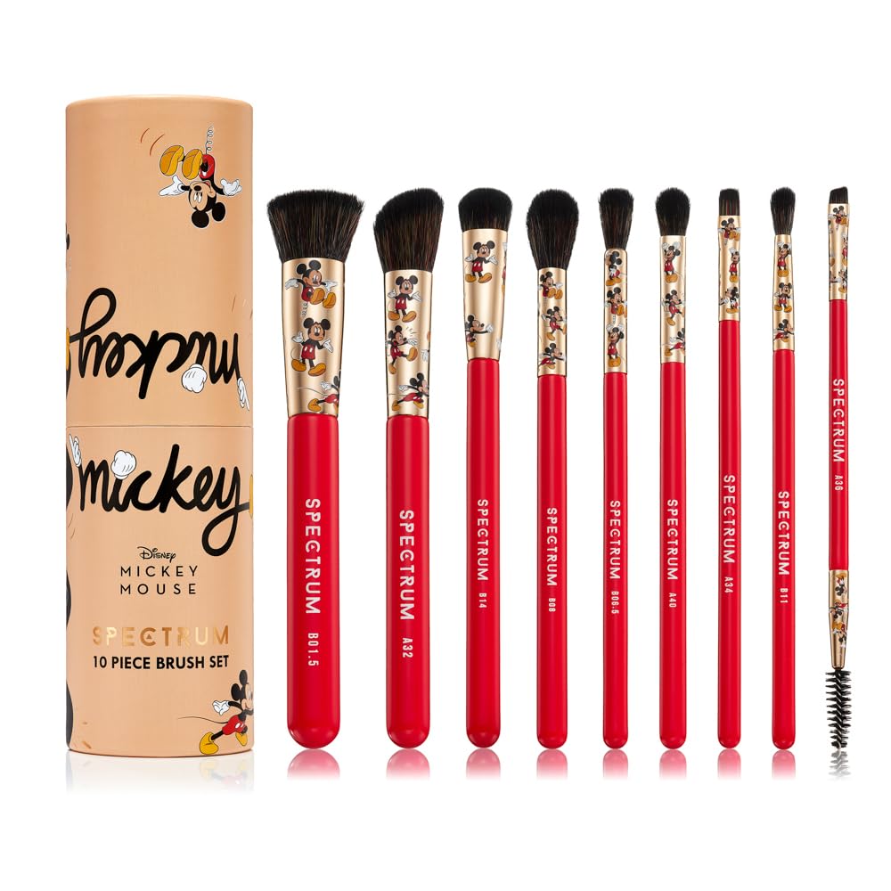 Spectrum Collections Mickey Mouse Make Up Brushes, Spectrum Makeup